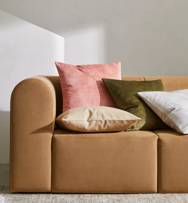 Textured Velvet Cushion (50cm x 50cm) 20 Colours