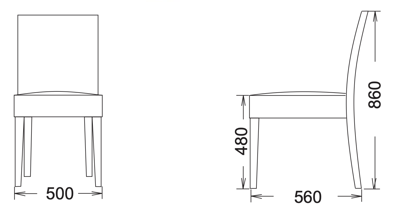 BARCELONA Custom Made Dining Chair