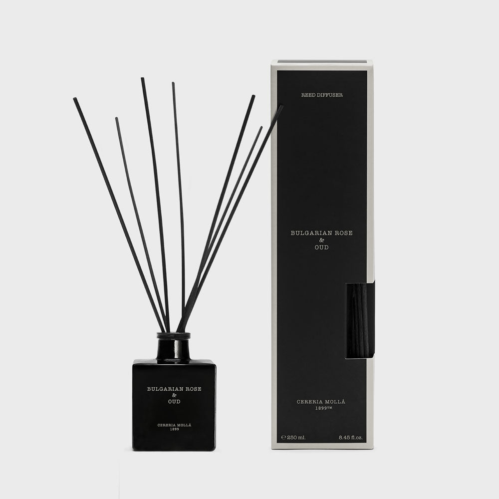 Cereria Molla Premium Reed Diffuser - Bulgarian Rose & Oud 250ml