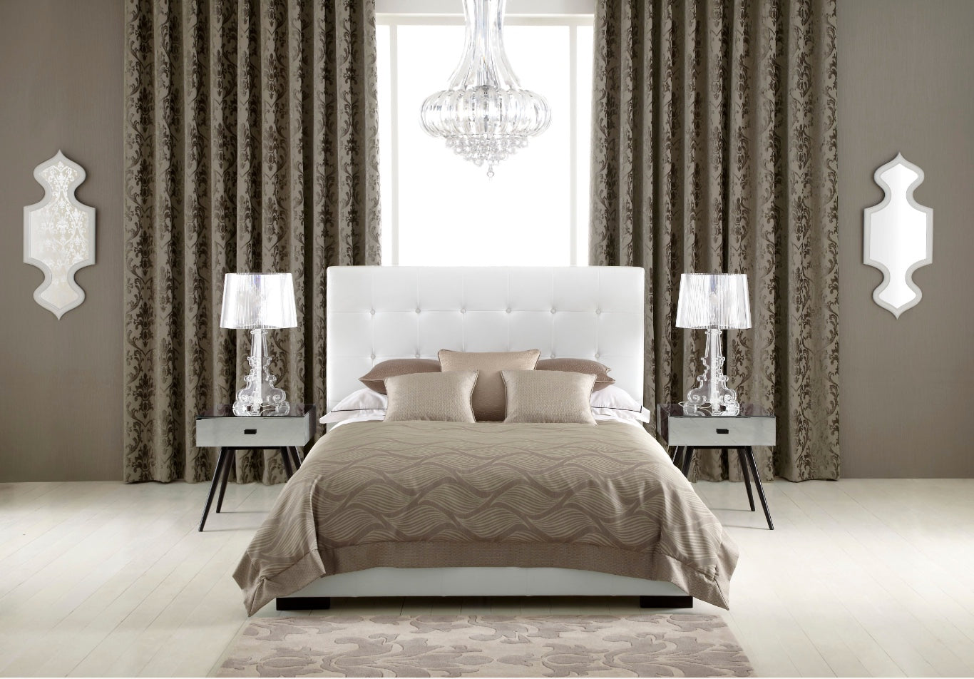 custom made curtains bedroom la bella casa interiors leura