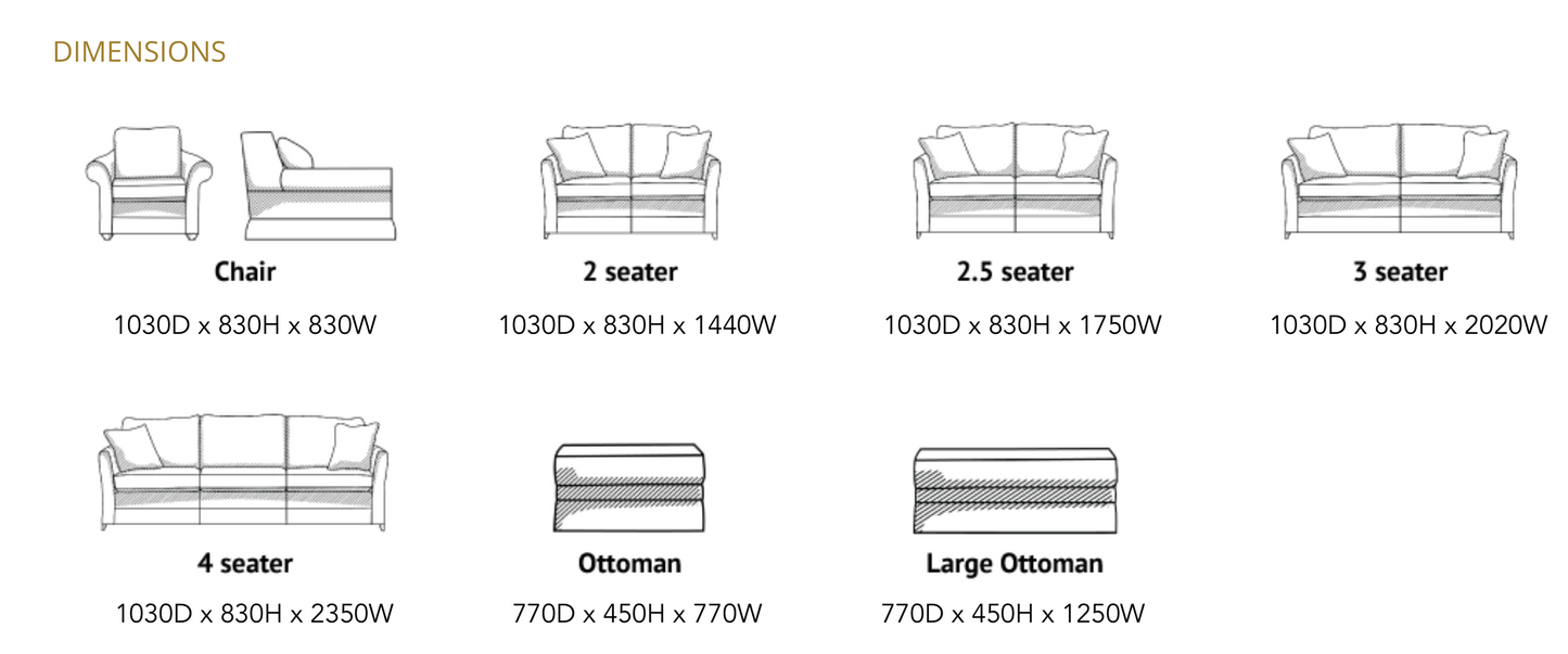 CALISTA Custom Made Sofa