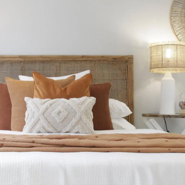 Rattan Bedhead - Queen