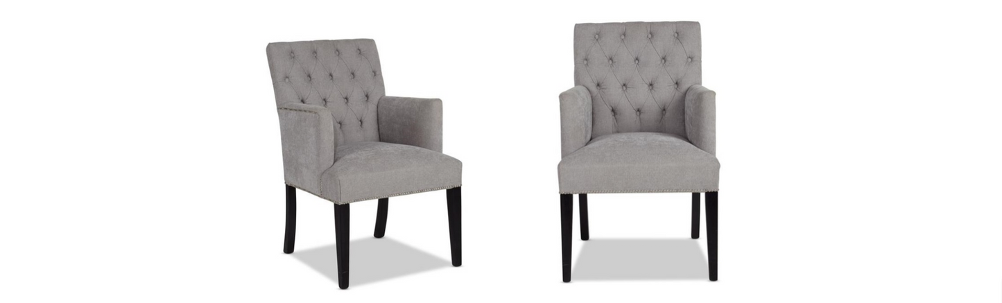 CHESTERFIELD Custom Made Carver Dining Chair