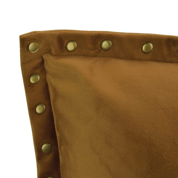 Studded Fine Velvet Lumbar Cushion