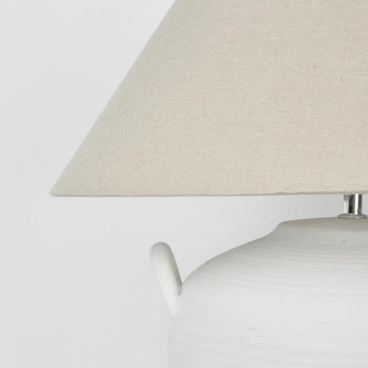 Como White Ceramic Lamp