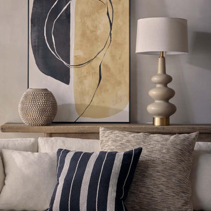 Lawson Sandstone Table Lamp and Shade