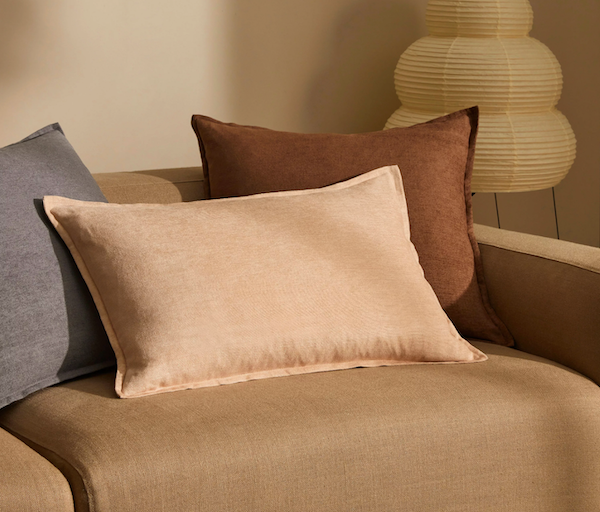 Linen Blend Chenille Cushion 15 Colours