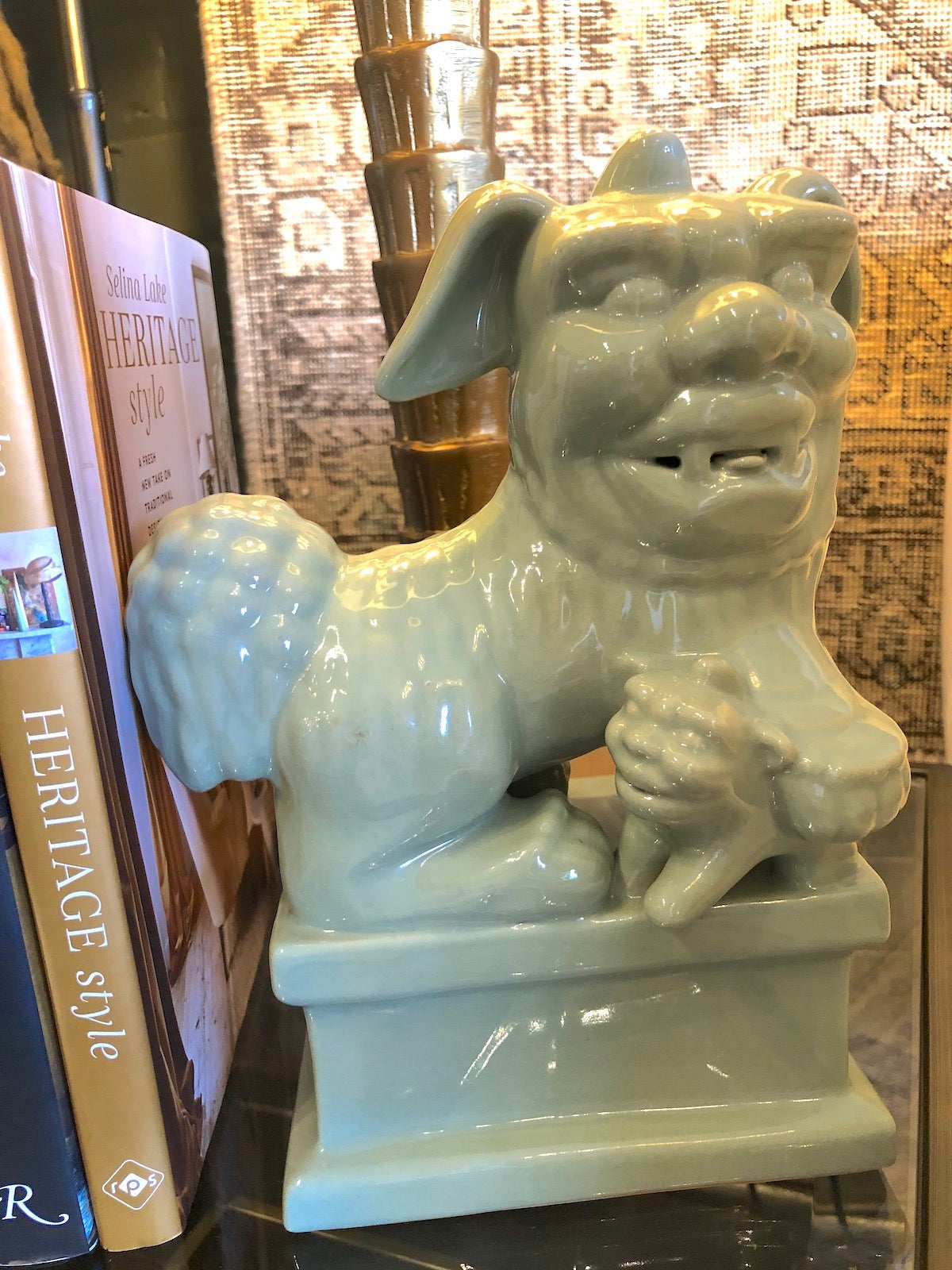 SOLD - Ceramic Foo Dogs