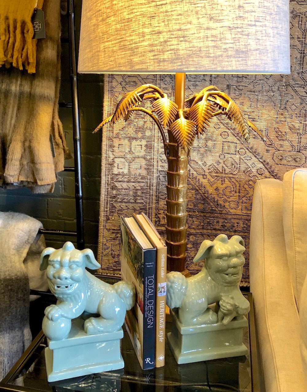 SOLD - Ceramic Foo Dogs