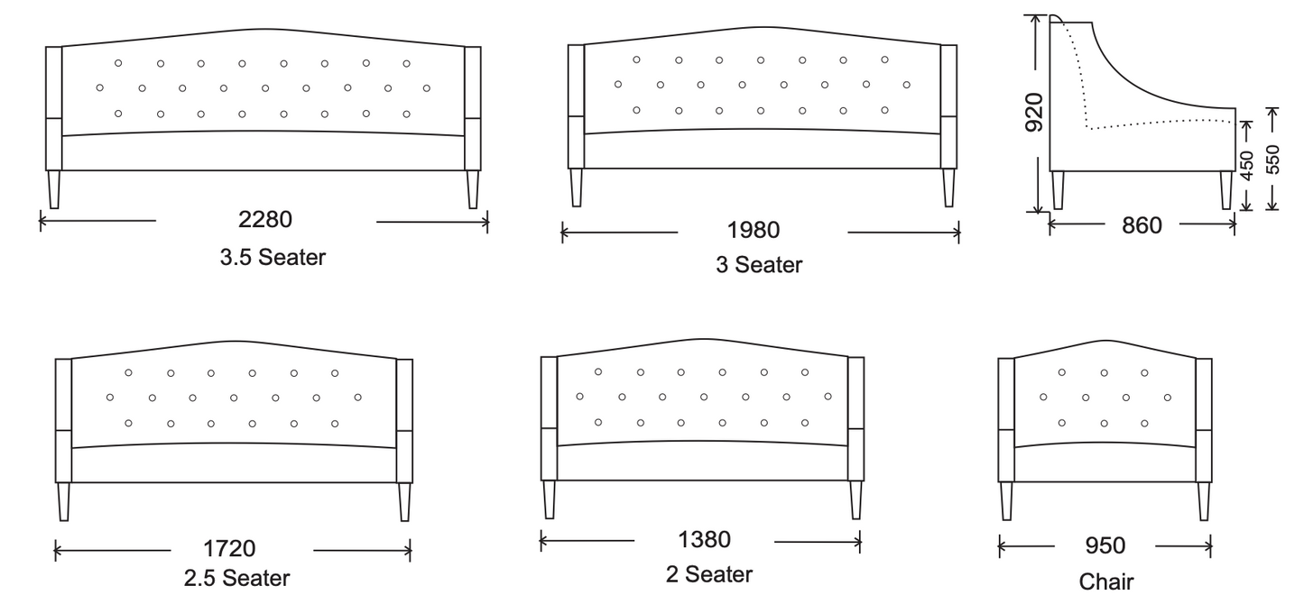 HAMPSHIRE DELUXE Custom Made Sofa