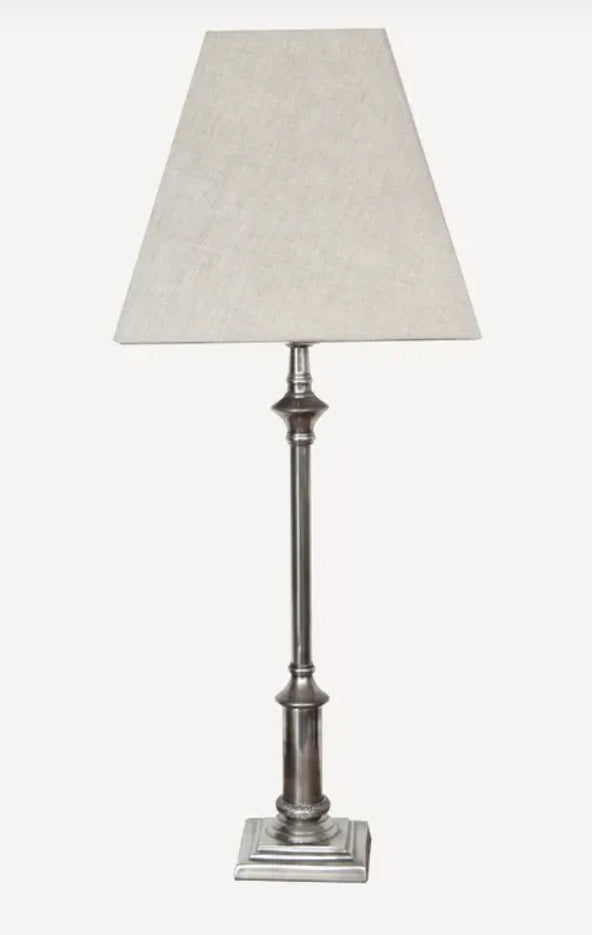 Henricks Antique Silver Lamp Base