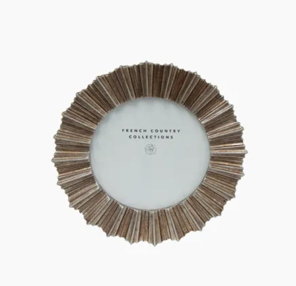 Round Star Burst Photo Frame 4 x 4