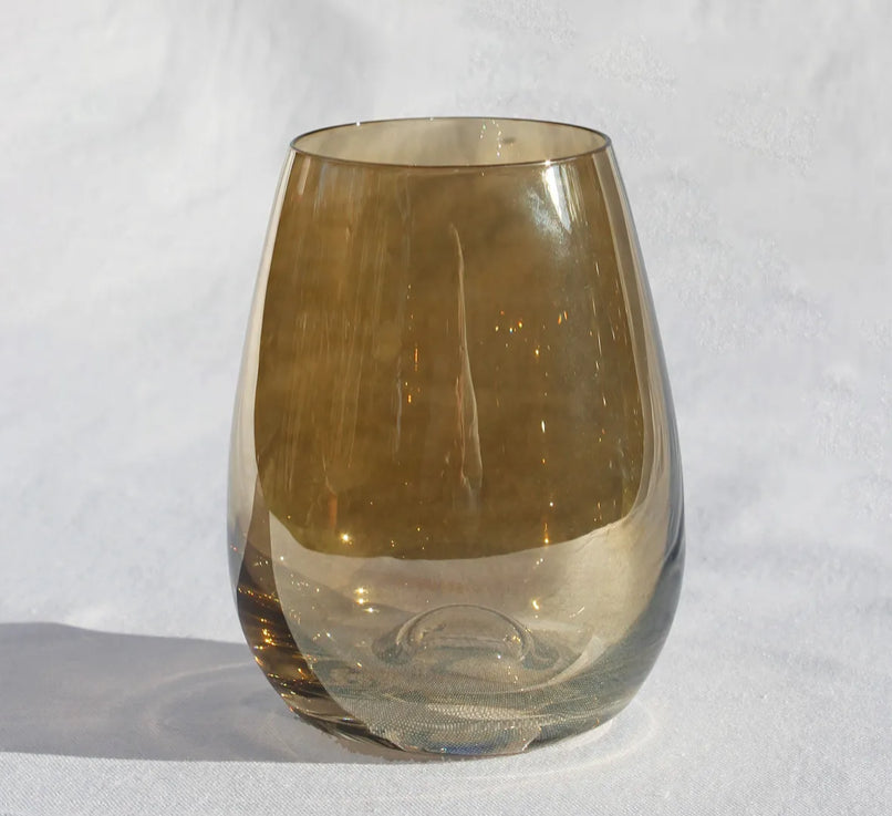 Bronze Stemless Slovakian Wine Glasses