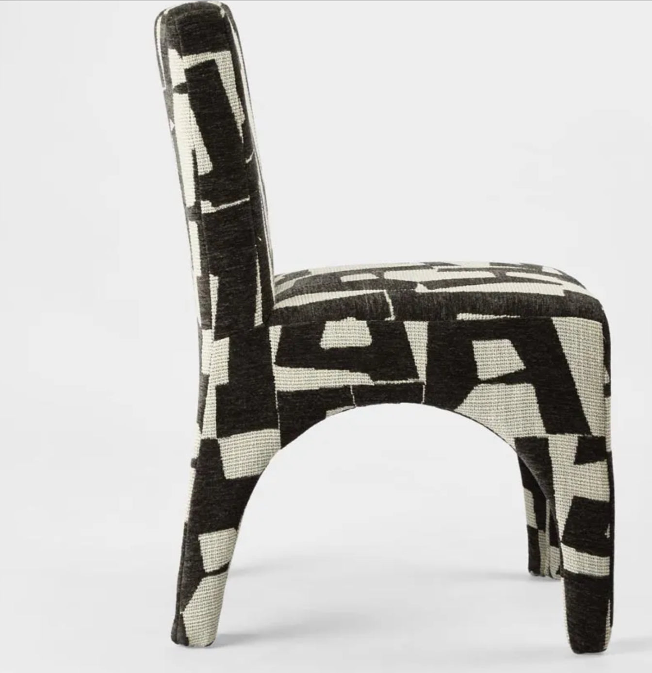 Upholstered Patterned Dining Chair