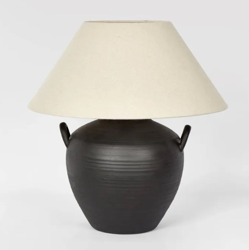 Black Ceramic Table Lamp