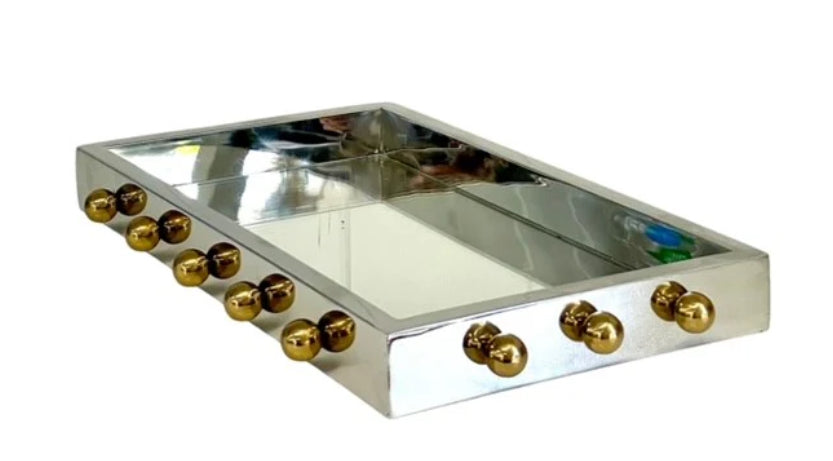 Brutalist Mirrored Tray