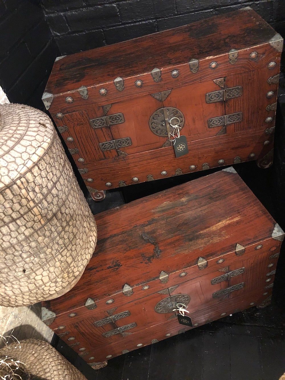 SOLD - Antique Japanese Tansu Chests