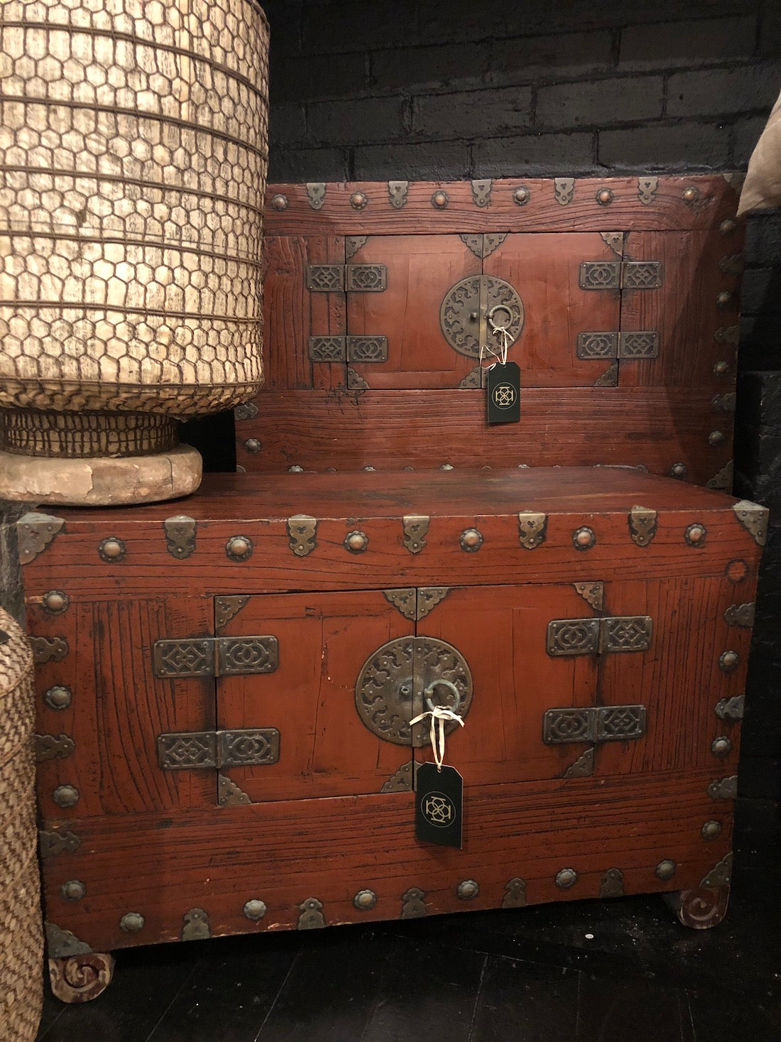 SOLD - Antique Japanese Tansu Chests