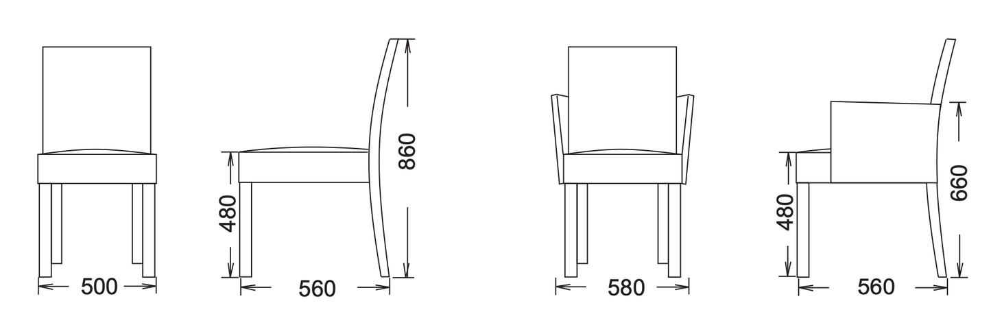 L.A. Custom Made Dining Chair