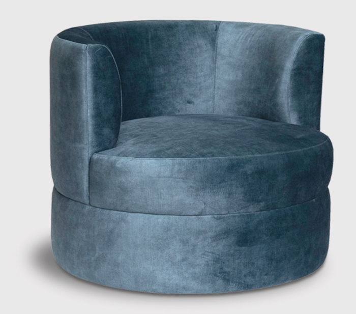 Custom Made MANHATTAN Swivel Armchair