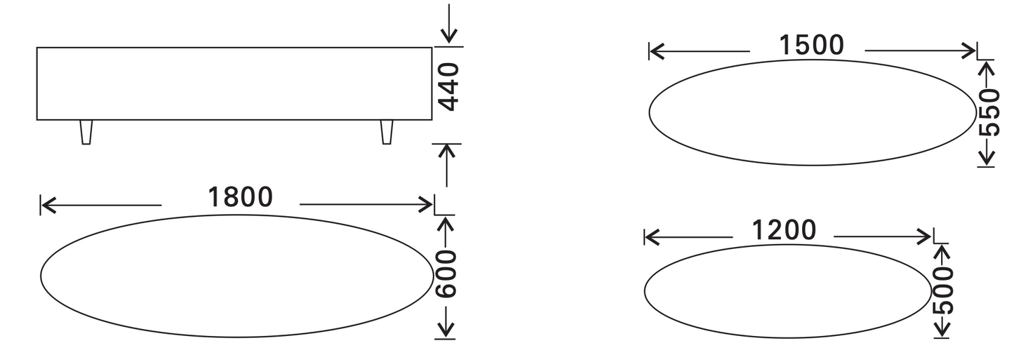 Opal Custom Made Ottoman