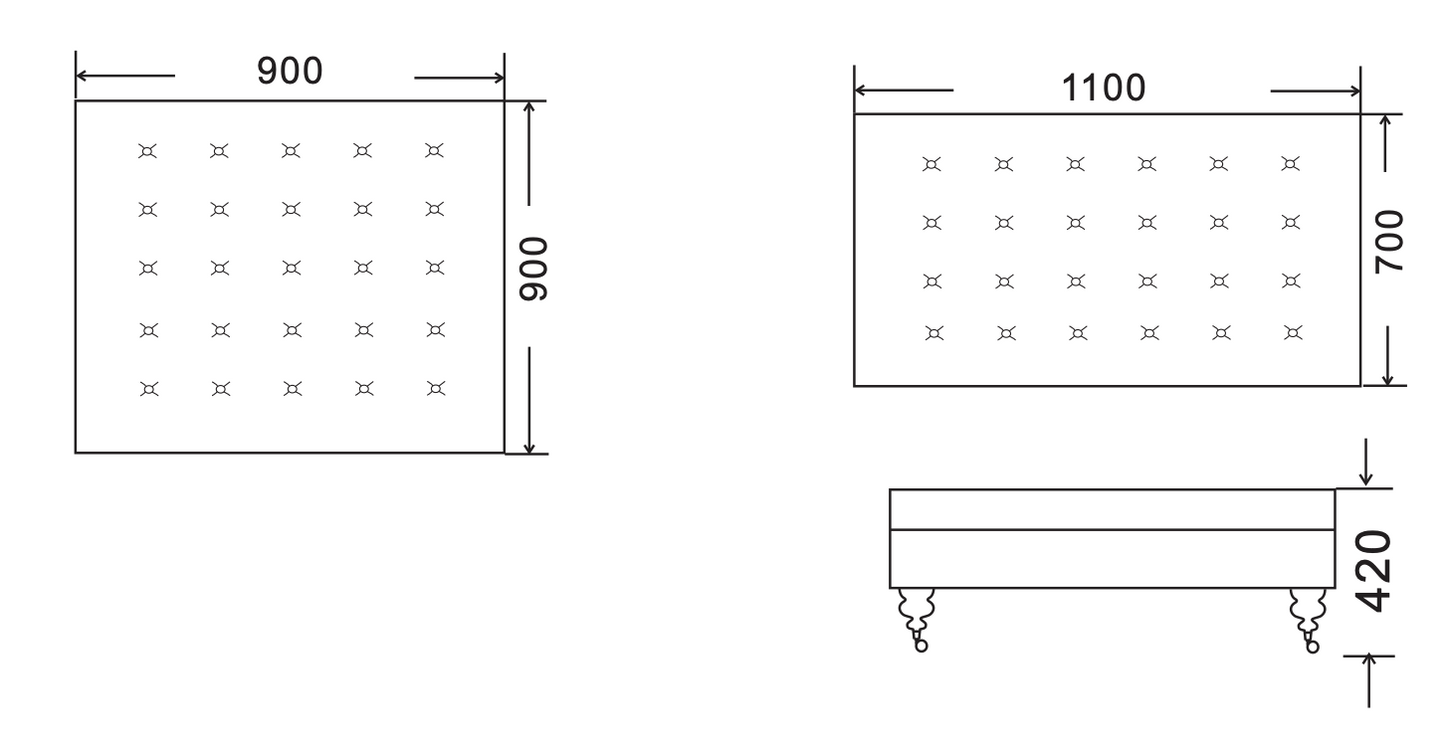 Paris Custom Made Ottoman