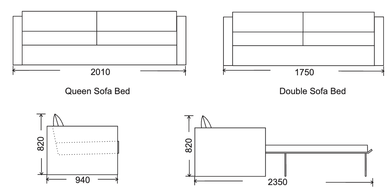 POSITANO Custom Made Sofa Bed