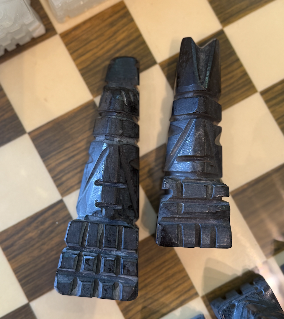 Hand Carved Soap Stone Pieces