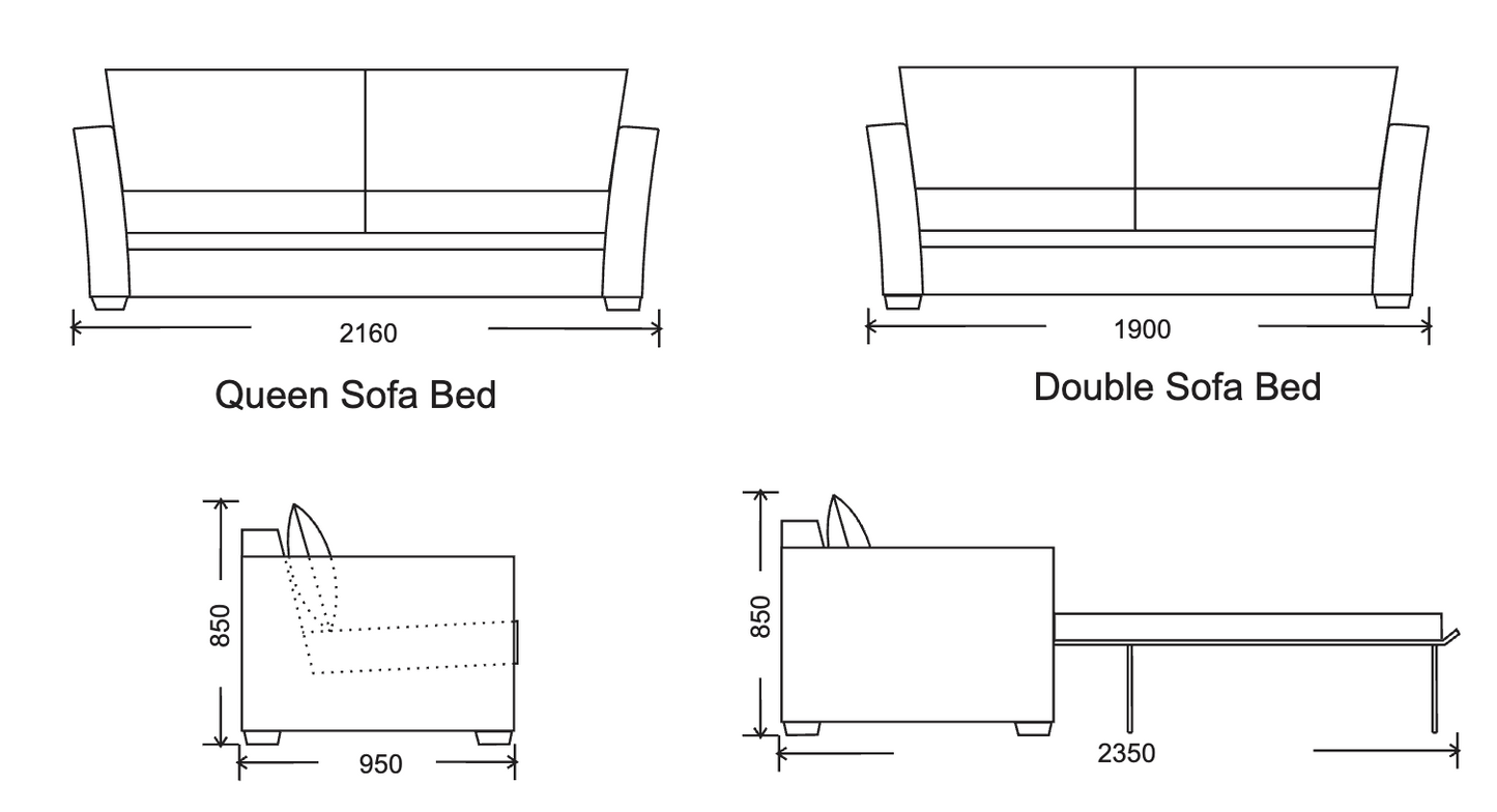 LACROSSE Custom Made Sofa Bed