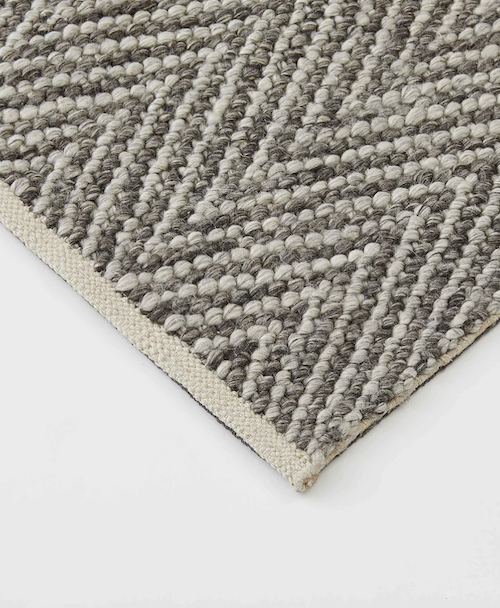 zambsi feather rug blue grey