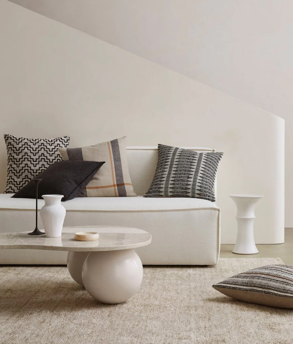 Almonte mink floor rug la bella casa interiors leura