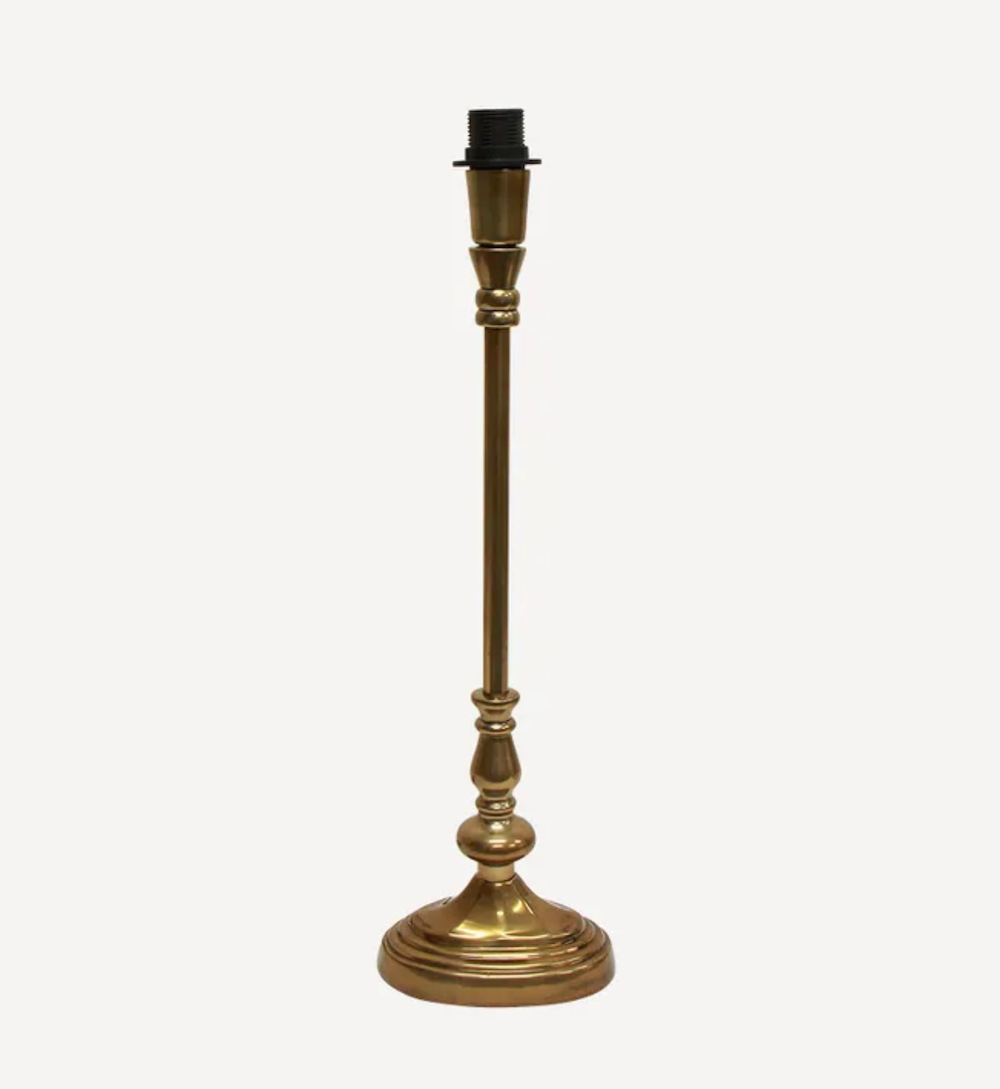 Antique Gold Oval Lamp Base