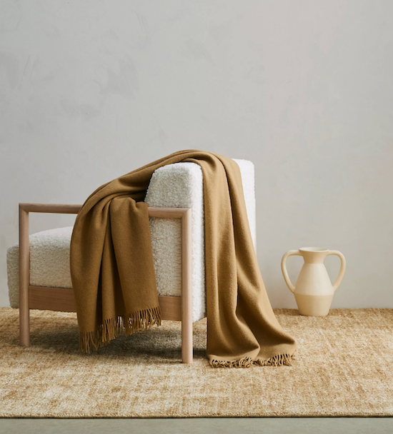 Lambswool Throw - 13 Colours