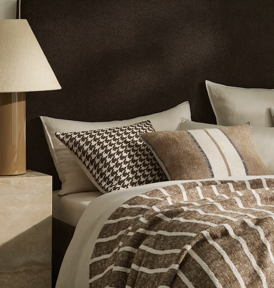 Giovanni Boucle Houndstooth Cushion - 5 Colours