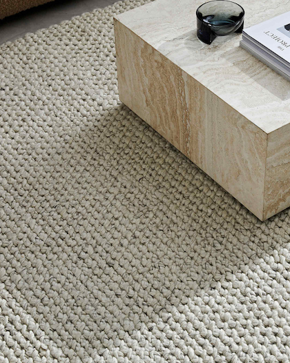 Emerson Feather Floor Rug