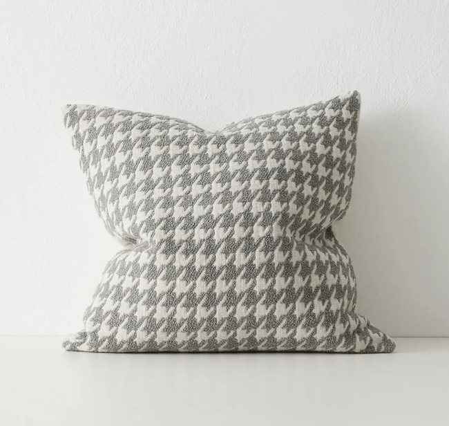 Giovanni Boucle Houndstooth Cushion - 5 Colours