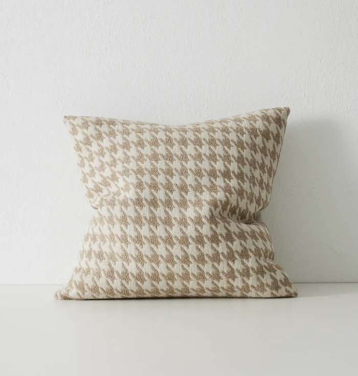 Giovanni Boucle Houndstooth Cushion - 5 Colours