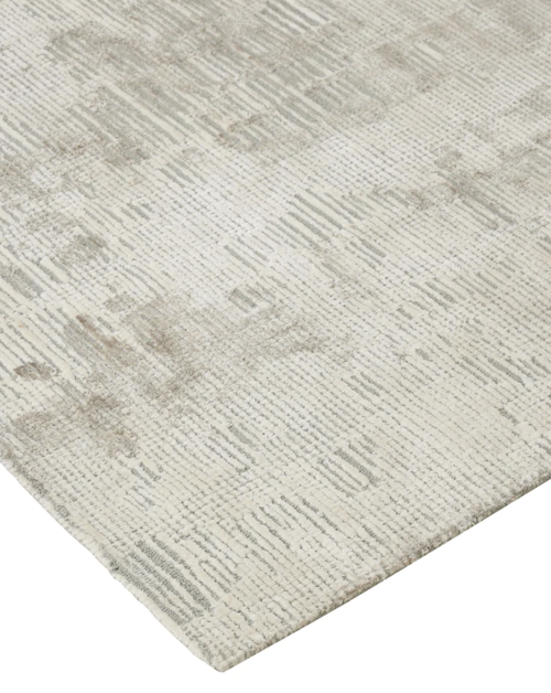 Glebe silver floor rug natural