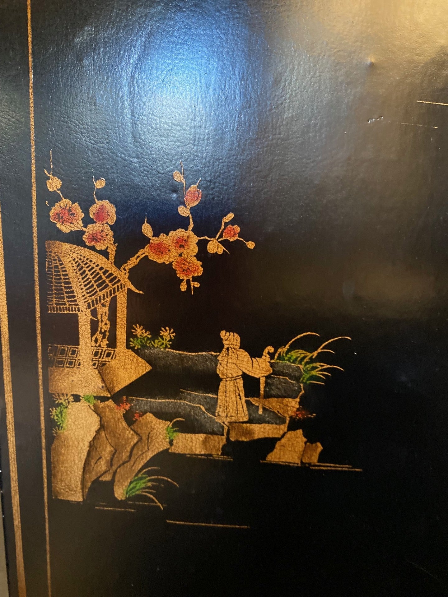 Vintage Chinoiserie Jewellery Cabinet