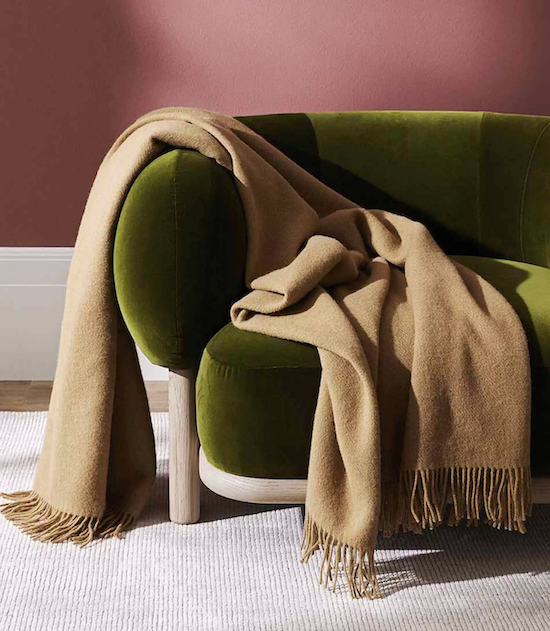 Lambswool Throw - 13 Colours
