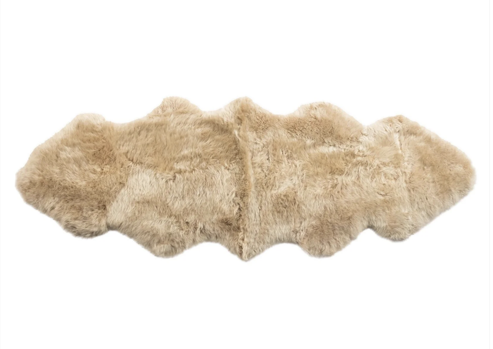 Longwool Sheepskin Double Rug - Nappa
