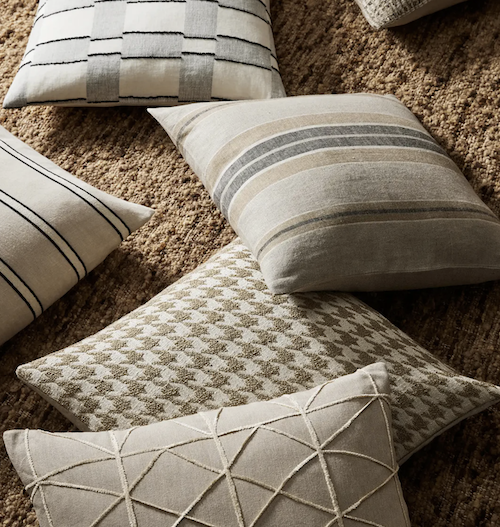 Giovanni Boucle Houndstooth Cushion - 5 Colours