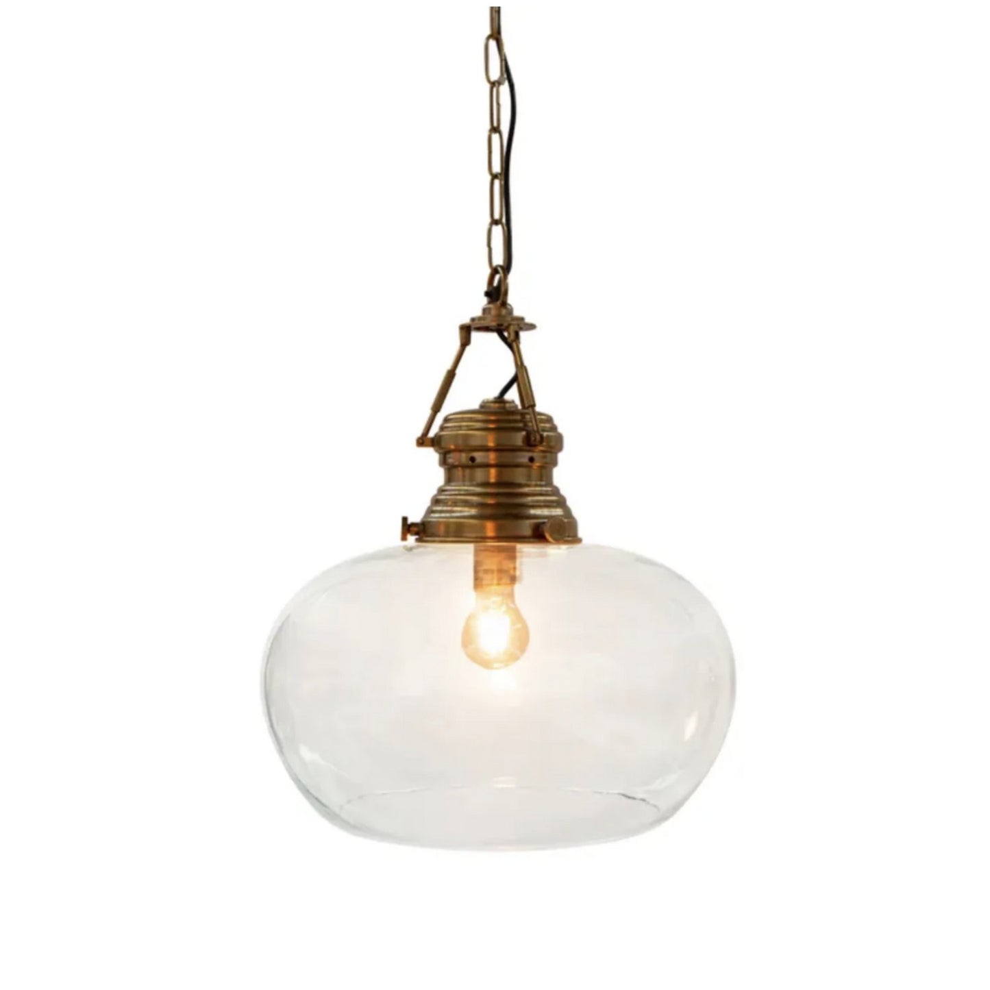 Paddington Ceiling Brass Pendant Light Large