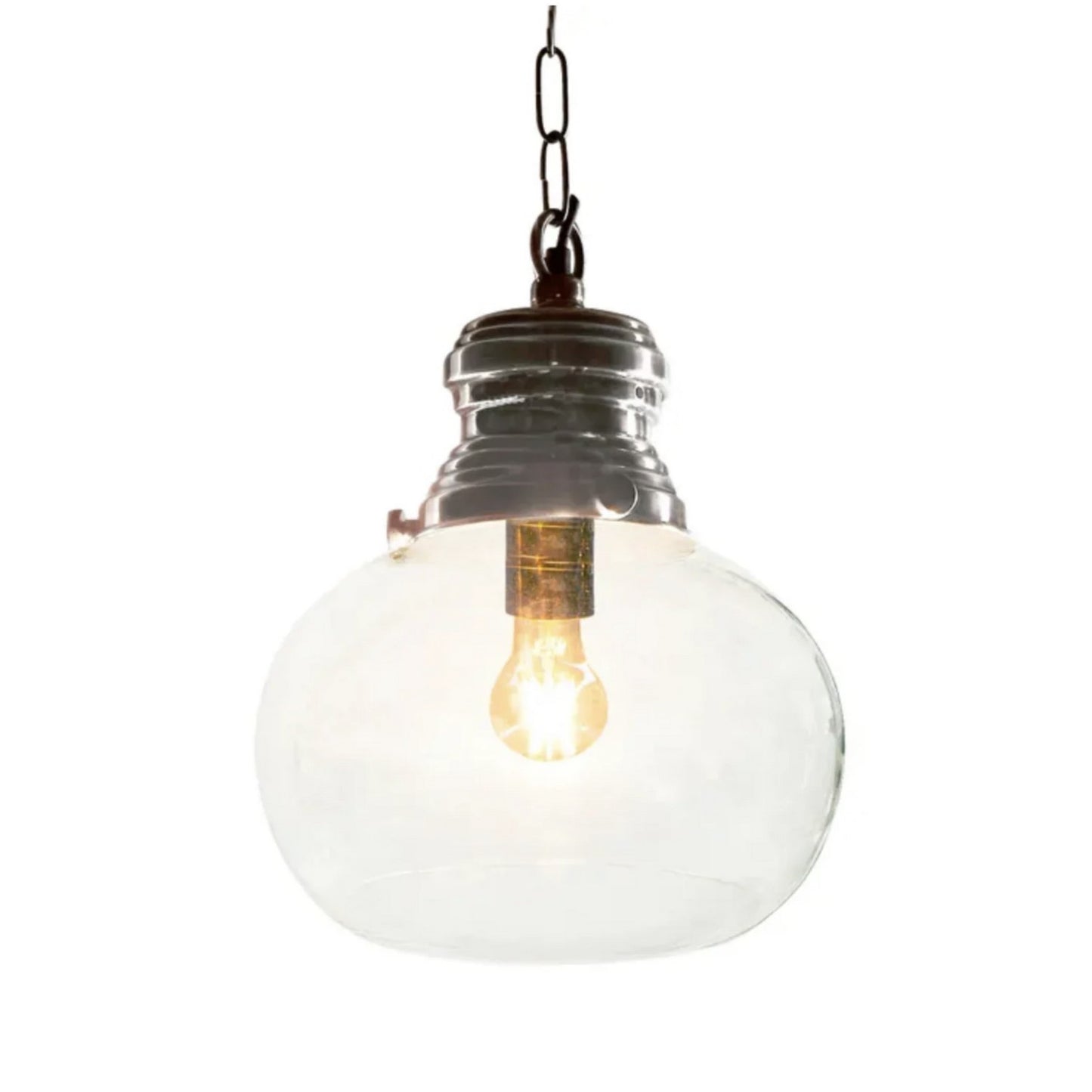 Paddington Ceiling Pendant Light Antique Silver Small