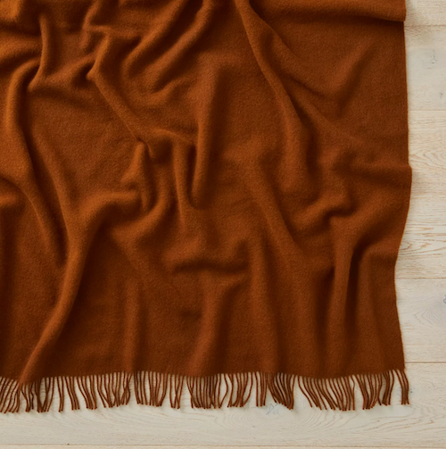 Lambswool Throw - 13 Colours