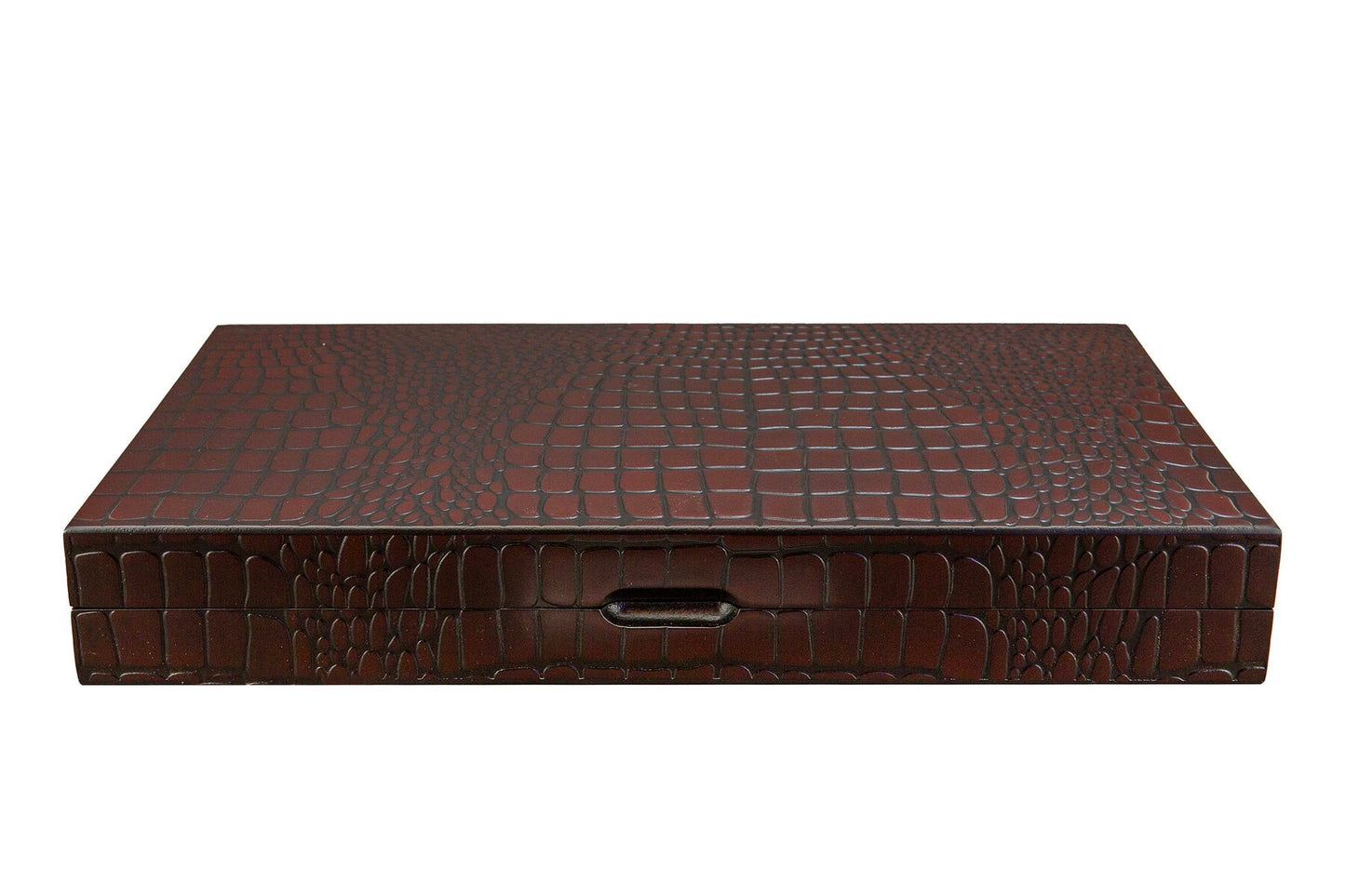 Dal Rossi Wooden Crocodile Backgammon Game Small