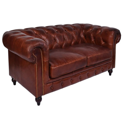 Aged Leather Chesterfield 2.5 Seat Sofa