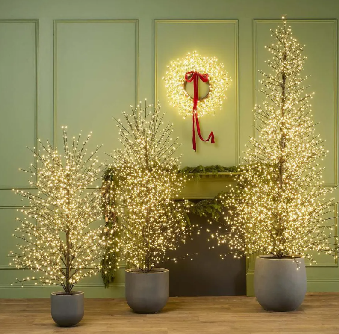 LED Light Up Christmas Tree 210cm