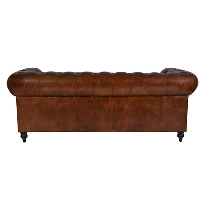 Aged Leather Chesterfield 3.5 Seat Sofa