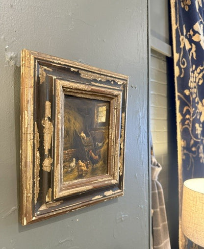 Vintage European Oil on Panel